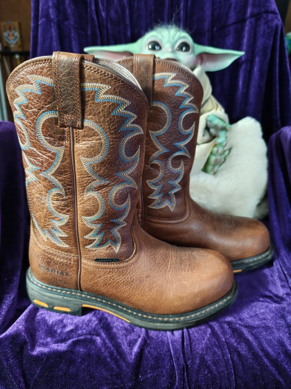 Women’s Ariat WorkHog Composite Toe Work Boot - Size 10.5C
